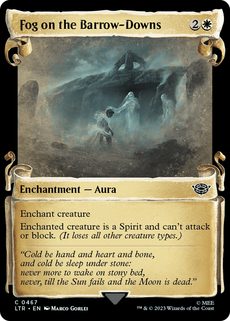Fog on the Barrow-Downs [The Lord of the Rings: Tales of Middle-Earth Showcase Scrolls] | Card Merchant Takapuna