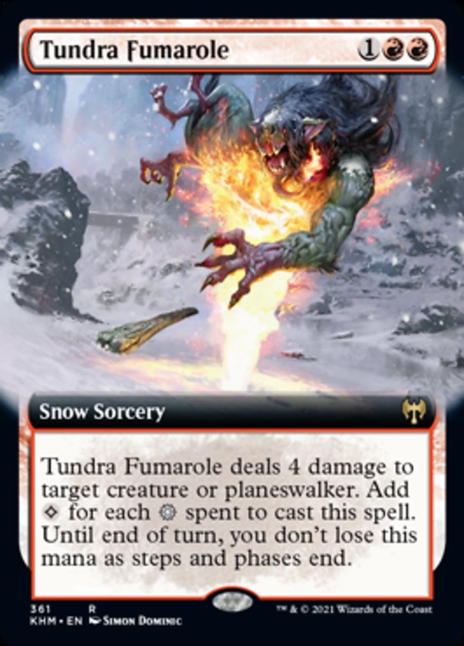 Tundra Fumarole (Extended Art) [Kaldheim] | Card Merchant Takapuna