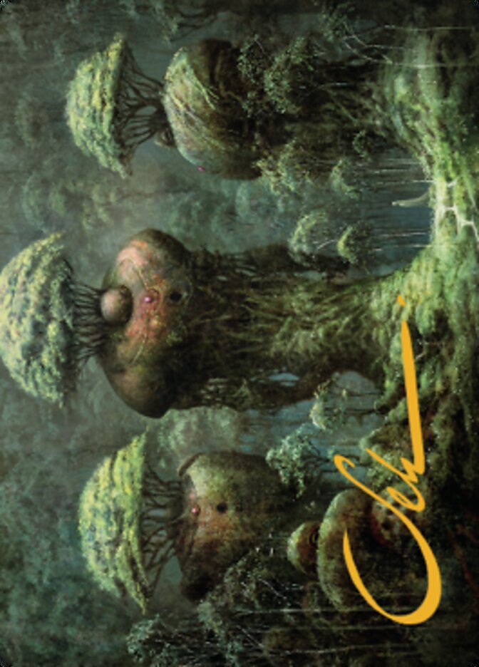 Forest Art Card (Gold-Stamped Signature) [Dominaria United Art Series] | Card Merchant Takapuna