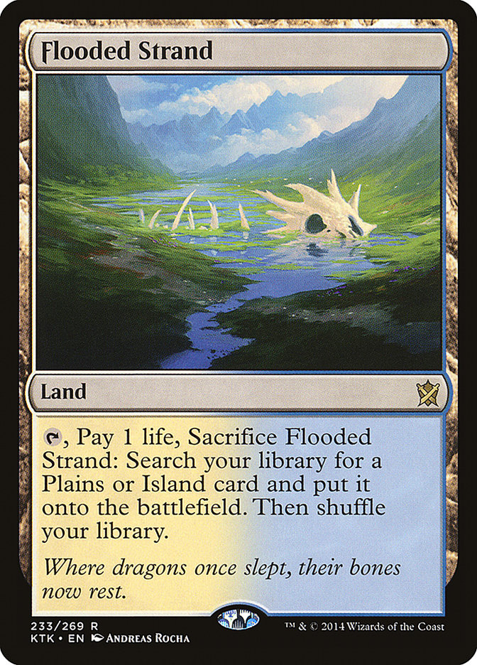 Flooded Strand [Khans of Tarkir] | Card Merchant Takapuna