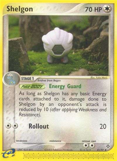 Shelgon (41/97) [EX: Dragon] | Card Merchant Takapuna