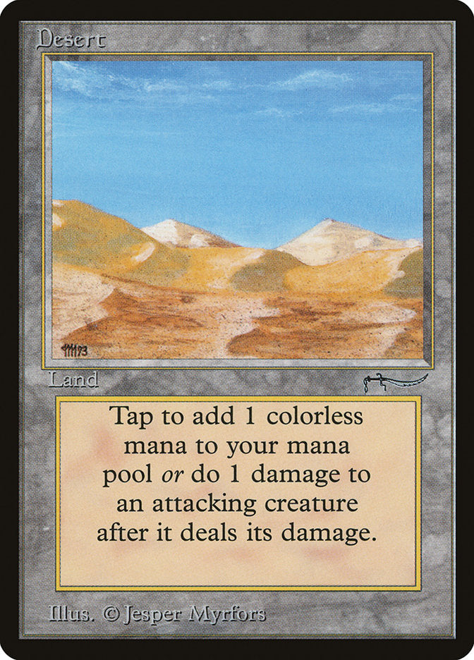 Desert [Arabian Nights] | Card Merchant Takapuna