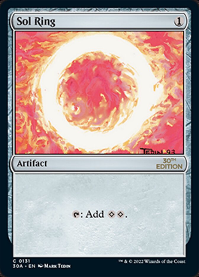 Sol Ring (131) [30th Anniversary Edition] | Card Merchant Takapuna