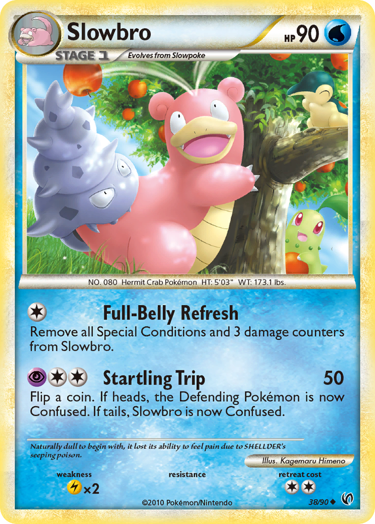 Slowbro (38/90) [HeartGold & SoulSilver: Undaunted] | Card Merchant Takapuna