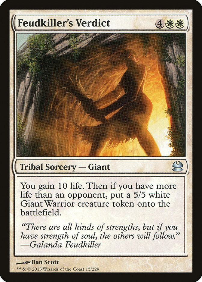 Feudkiller's Verdict [Modern Masters] | Card Merchant Takapuna