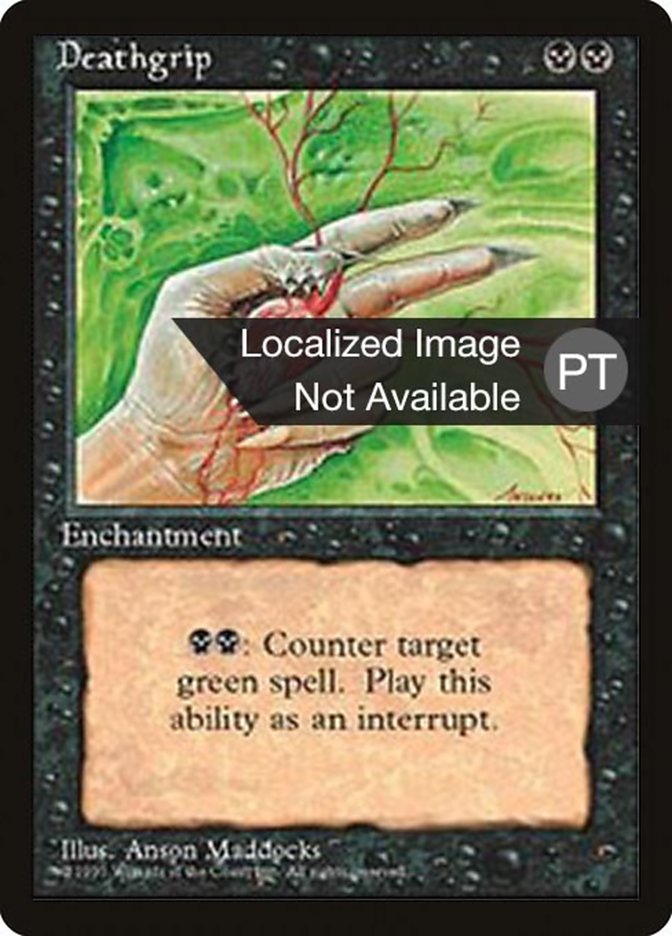 Deathgrip [Fourth Edition (Foreign Black Border)] | Card Merchant Takapuna