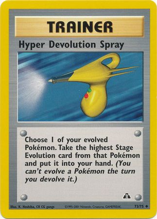 Hyper Devolution Spray (73/75) [Neo Discovery Unlimited] | Card Merchant Takapuna