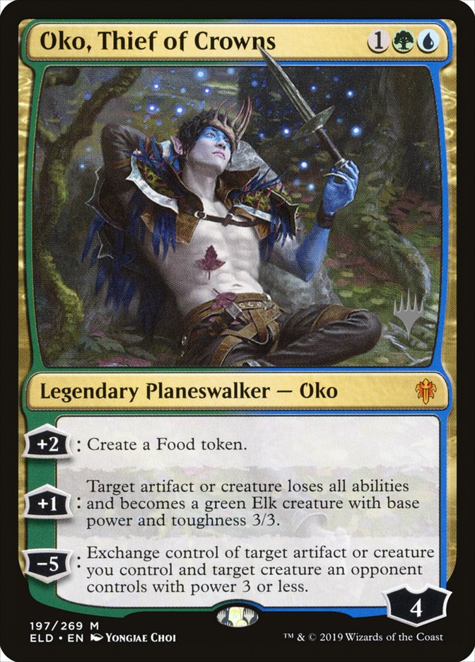 Oko, Thief of Crowns (Promo Pack) [Throne of Eldraine Promos] | Card Merchant Takapuna