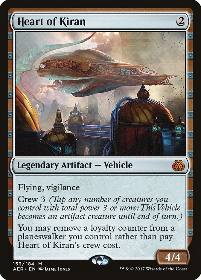 Heart of Kiran [Aether Revolt] | Card Merchant Takapuna