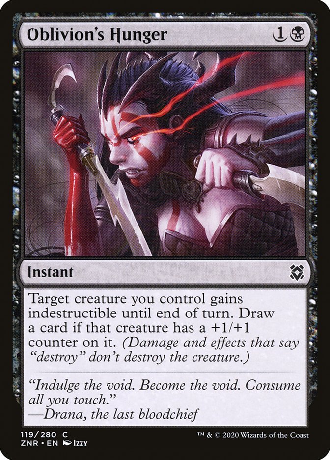 Oblivion's Hunger [Zendikar Rising] | Card Merchant Takapuna