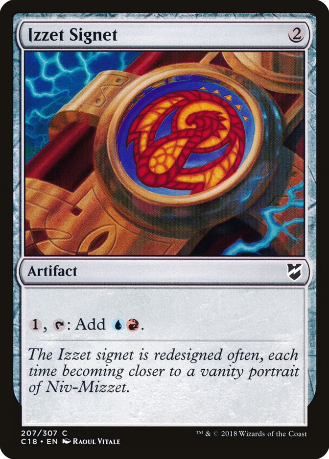 Izzet Signet [Commander 2018] | Card Merchant Takapuna