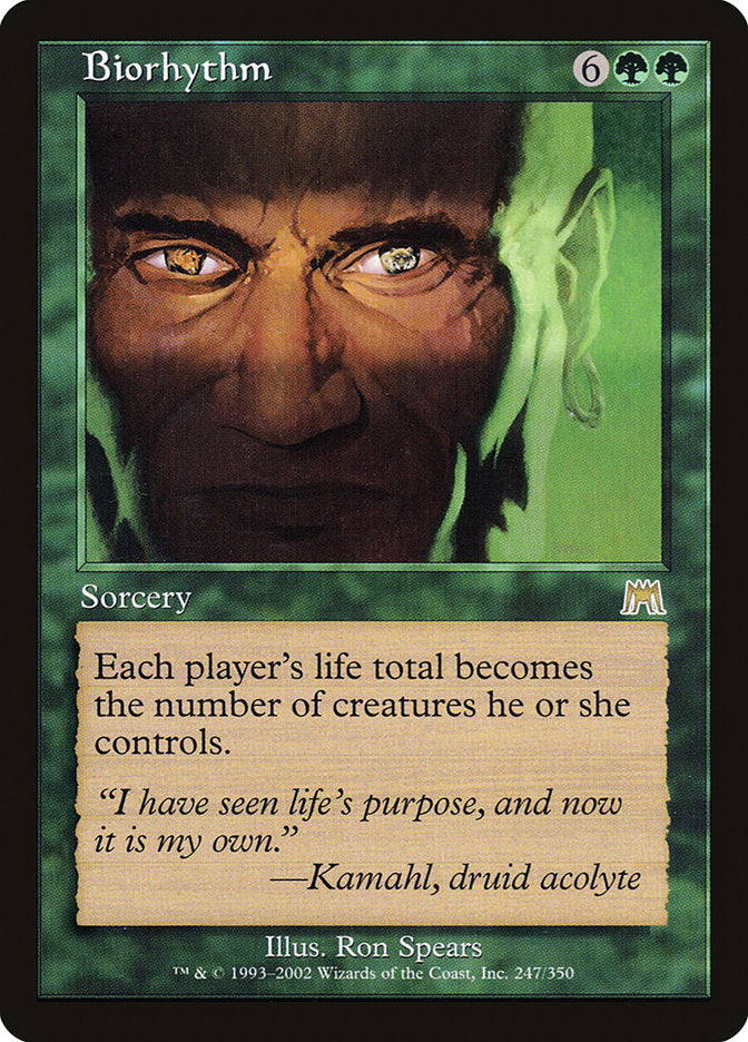 Biorhythm [Onslaught] | Card Merchant Takapuna