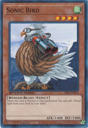 Sonic Bird [SS04-ENB14] Common | Card Merchant Takapuna