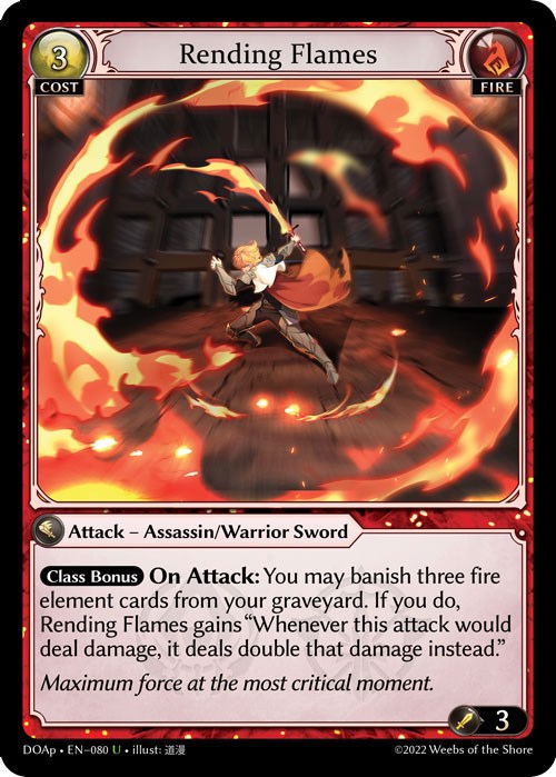 Rending Flames (080) [Dawn of Ashes: Prelude] | Card Merchant Takapuna