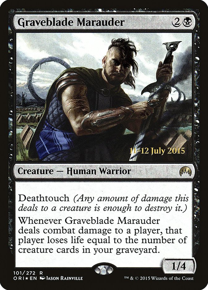 Graveblade Marauder [Magic Origins Prerelease Promos] | Card Merchant Takapuna