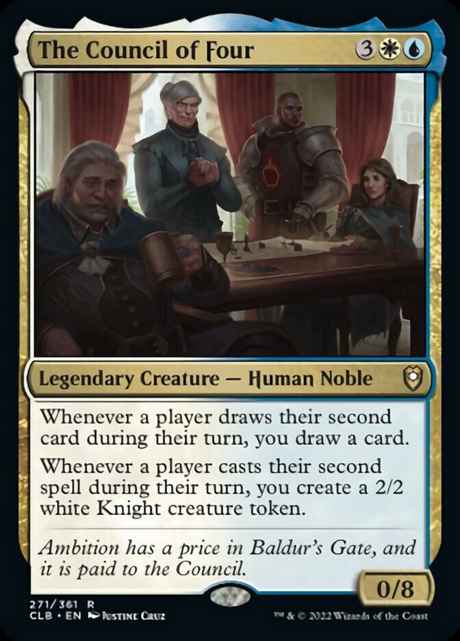 The Council of Four [Commander Legends: Battle for Baldur's Gate] | Card Merchant Takapuna