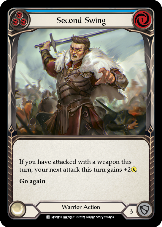 Second Swing (Blue) [MON118] (Monarch)  1st Edition Normal | Card Merchant Takapuna