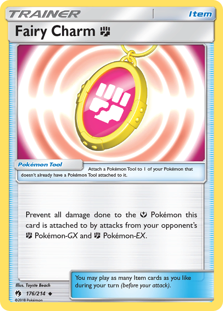 Fairy Charm Fighting (176/214) [Sun & Moon: Lost Thunder] | Card Merchant Takapuna