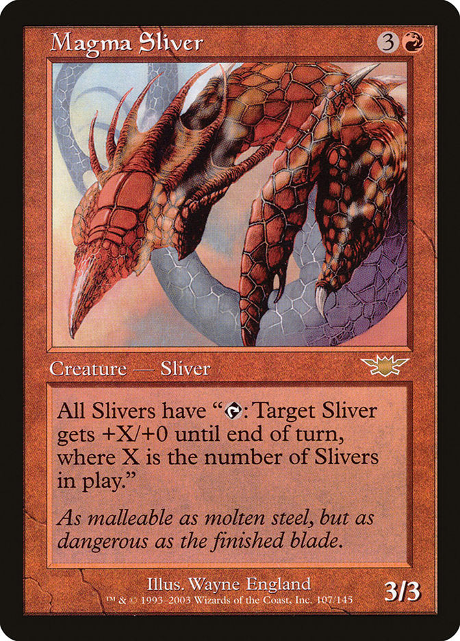 Magma Sliver [Legions] | Card Merchant Takapuna