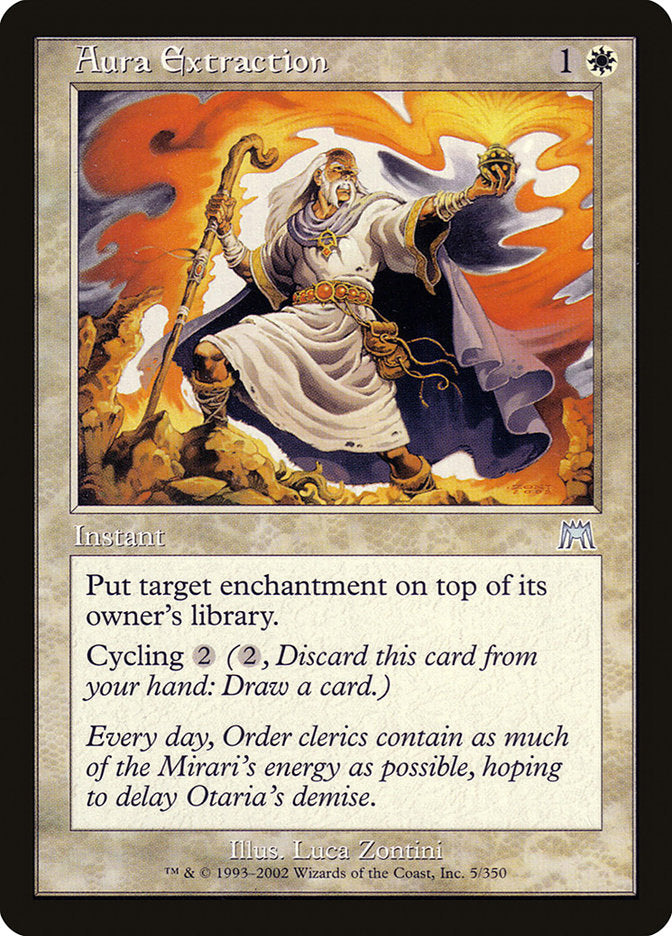 Aura Extraction [Onslaught] | Card Merchant Takapuna
