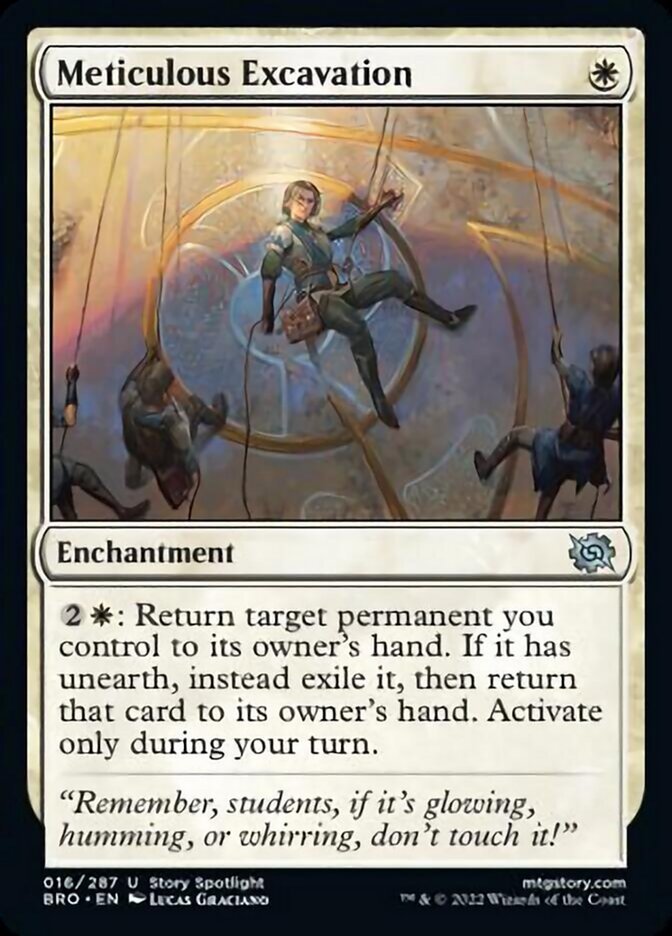 Meticulous Excavation [The Brothers' War] | Card Merchant Takapuna