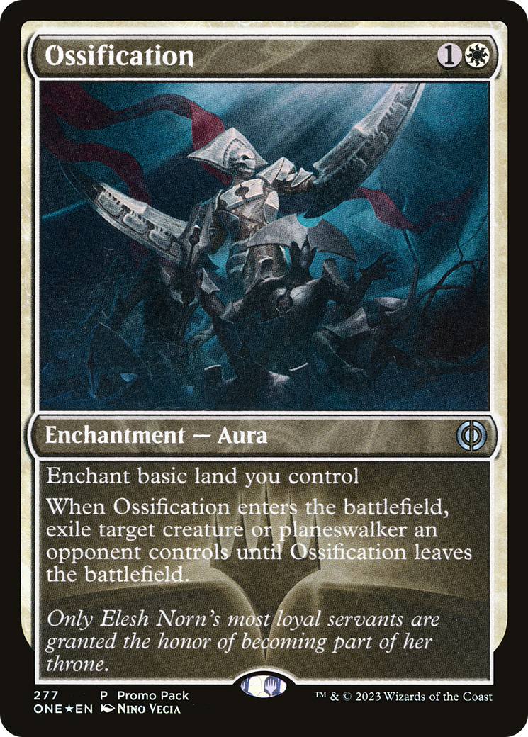 Ossification (Promo Pack) [Phyrexia: All Will Be One Promos] | Card Merchant Takapuna