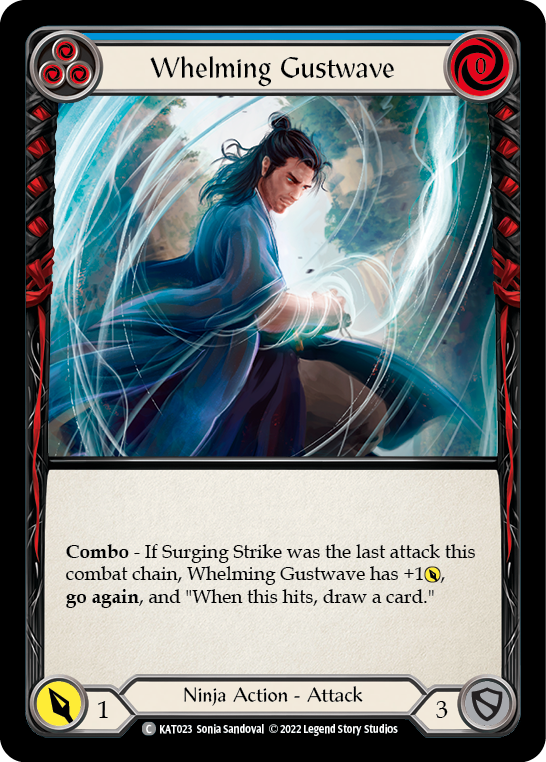 Whelming Gustwave (Blue) [KAT023] (Outsiders Katsu Blitz Deck) | Card Merchant Takapuna