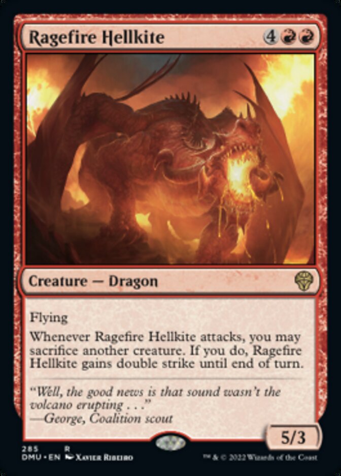 Ragefire Hellkite [Dominaria United] | Card Merchant Takapuna