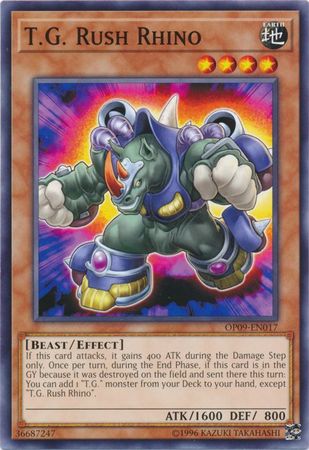 T.G. Rush Rhino [OP09-EN017] Common | Card Merchant Takapuna