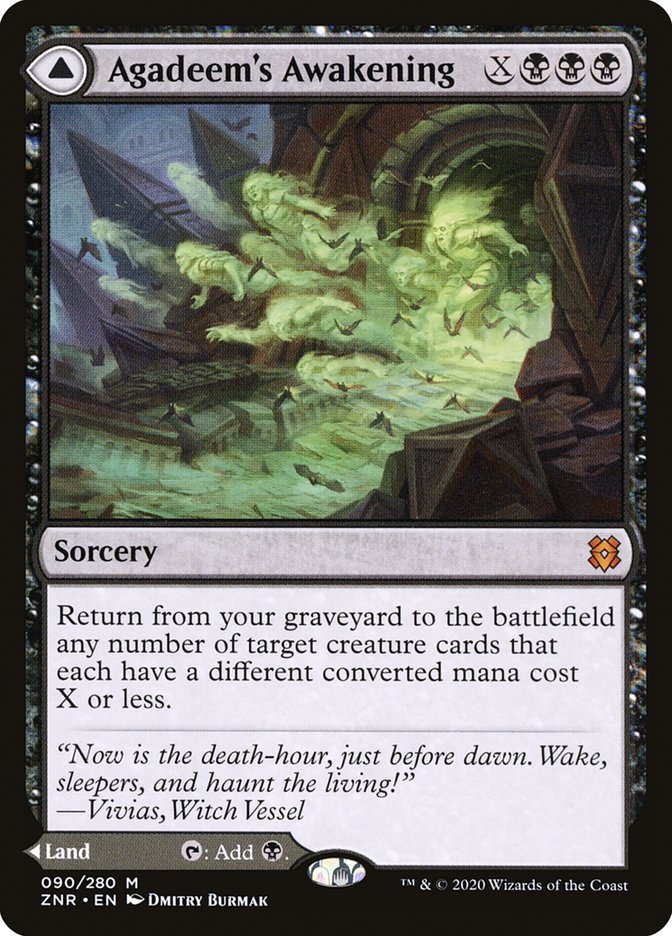 Agadeem's Awakening // Agadeem, the Undercrypt [Zendikar Rising] | Card Merchant Takapuna