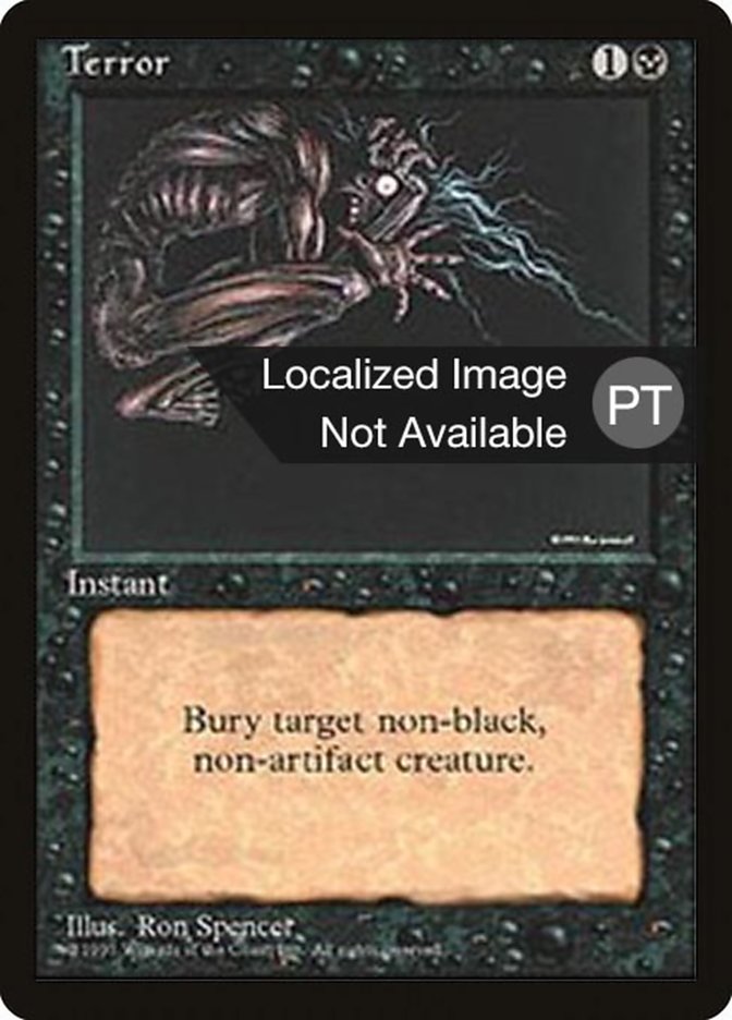 Terror [Fourth Edition (Foreign Black Border)] | Card Merchant Takapuna