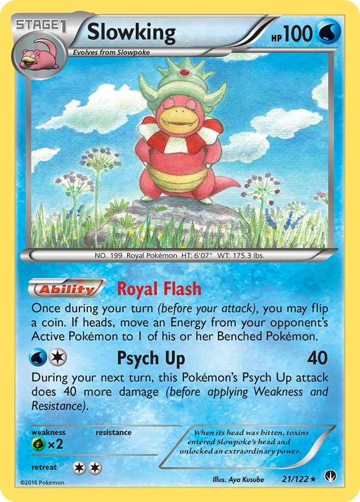 Slowking (21/122) (Theme Deck Exclusive) [XY: BREAKpoint] | Card Merchant Takapuna