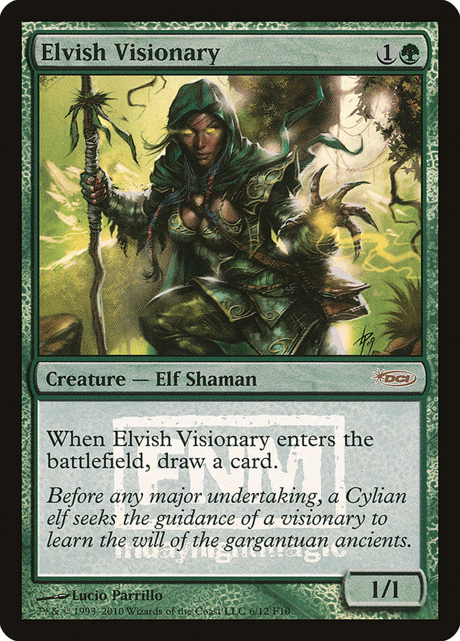 Elvish Visionary [Friday Night Magic 2010] | Card Merchant Takapuna