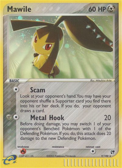 Mawile (9/100) [EX: Sandstorm] | Card Merchant Takapuna
