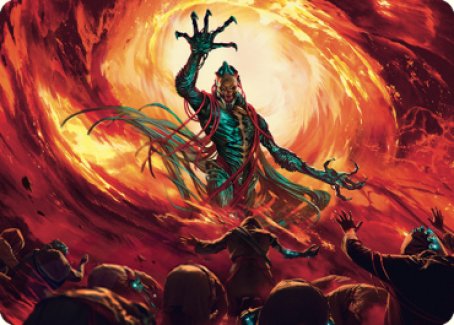 Gix, Yawgmoth Praetor Art Card [The Brothers' War Art Series] | Card Merchant Takapuna