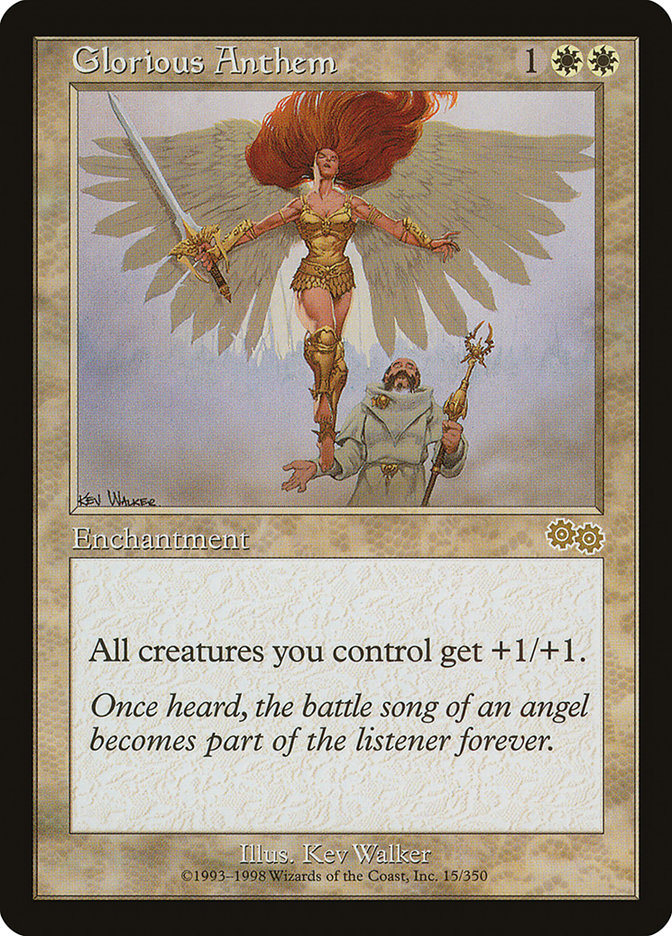Glorious Anthem [Urza's Saga] | Card Merchant Takapuna
