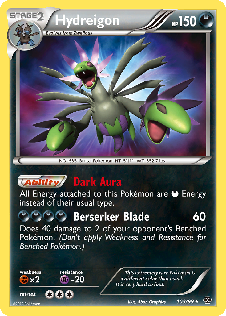 Hydreigon (103/99) [Black & White: Next Destinies] | Card Merchant Takapuna