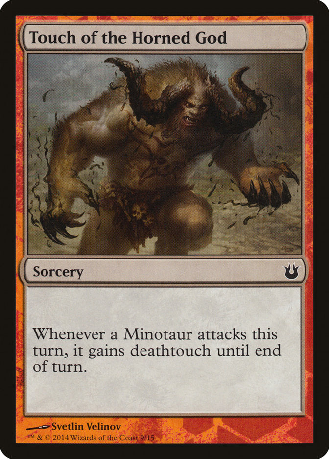 Touch of the Horned God [Born of the Gods Battle the Horde] | Card Merchant Takapuna