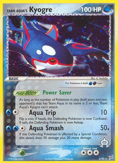 Team Aqua's Kyogre (3/95) [EX: Team Magma vs Team Aqua] | Card Merchant Takapuna