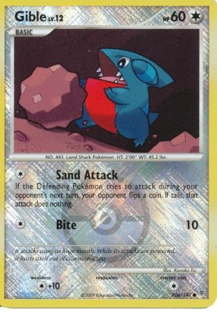 Gible (106/147) (Championship Promo) [Platinum: Supreme Victors] | Card Merchant Takapuna