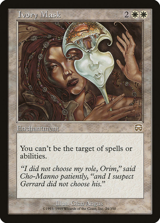 Ivory Mask [Mercadian Masques] | Card Merchant Takapuna