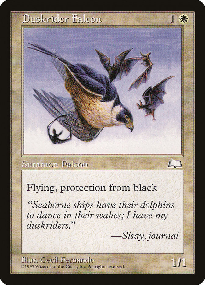 Duskrider Falcon [Weatherlight] | Card Merchant Takapuna