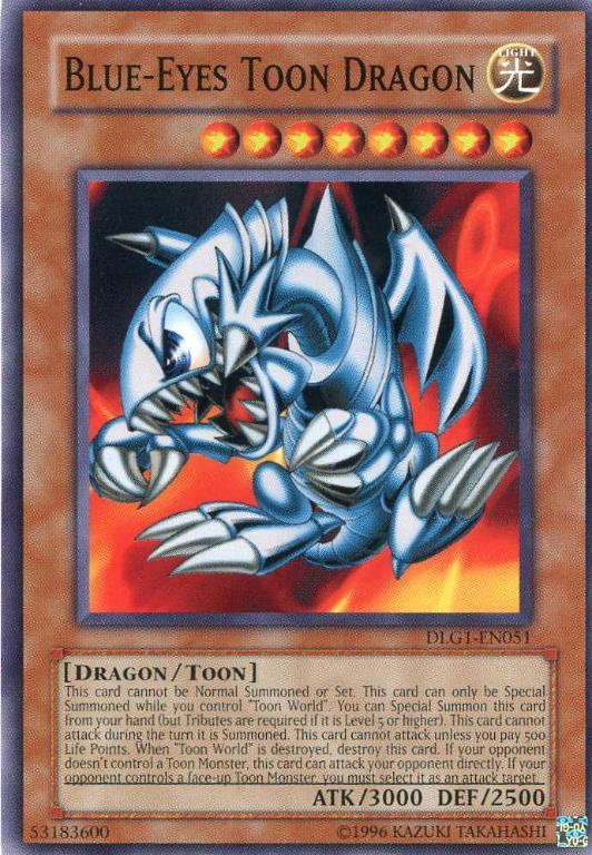 Blue-Eyes Toon Dragon [DLG1-EN051] Common | Card Merchant Takapuna
