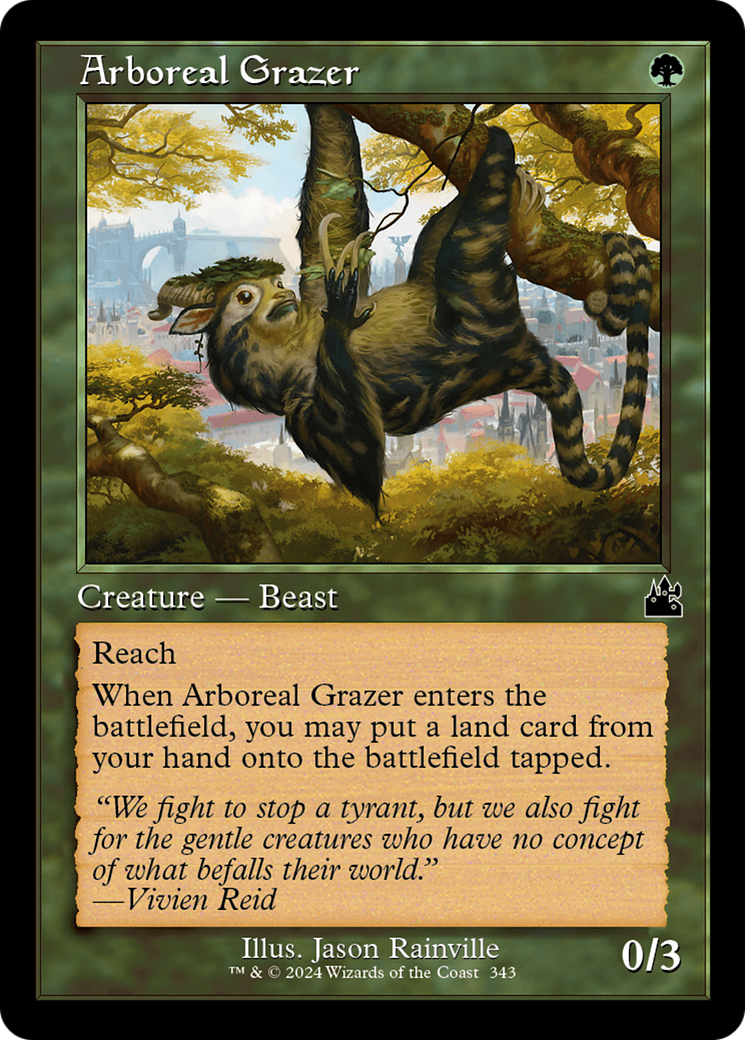 Arboreal Grazer (Retro Frame) [Ravnica Remastered] | Card Merchant Takapuna