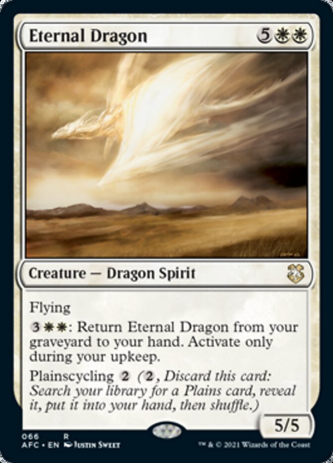 Eternal Dragon [Dungeons & Dragons: Adventures in the Forgotten Realms Commander] | Card Merchant Takapuna