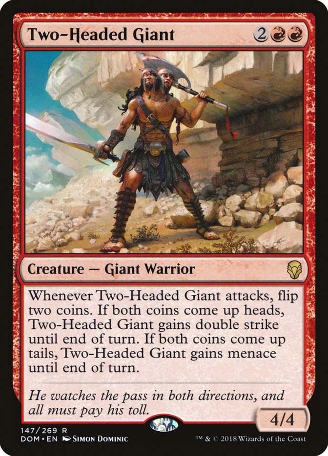 Two-Headed Giant [Dominaria] | Card Merchant Takapuna