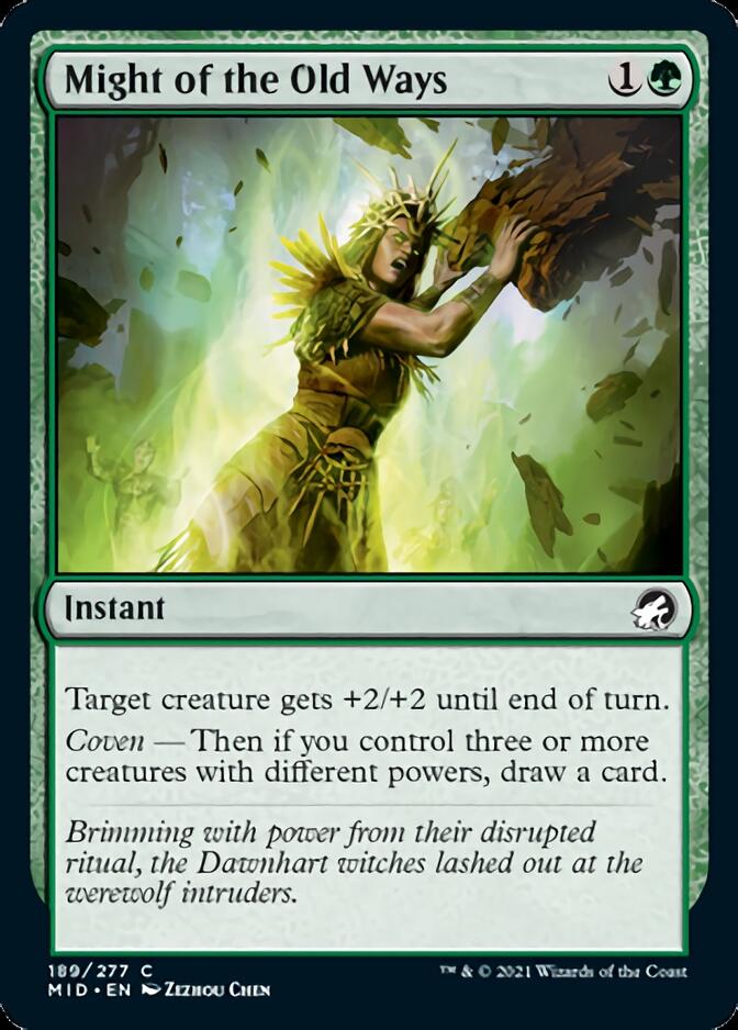 Might of the Old Ways [Innistrad: Midnight Hunt] | Card Merchant Takapuna