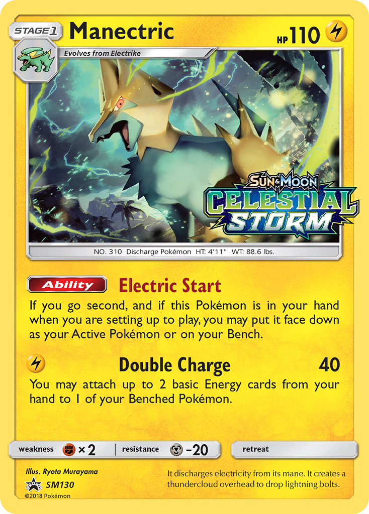 Manectric (SM130) [Sun & Moon: Black Star Promos] | Card Merchant Takapuna