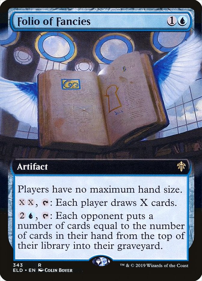 Folio of Fancies (Extended Art) [Throne of Eldraine] | Card Merchant Takapuna