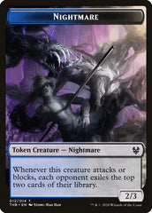 Satyr // Nightmare Double-Sided Token [Theros Beyond Death Tokens] | Card Merchant Takapuna